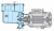 Насос для бассейна Calpeda NMP 65/12A