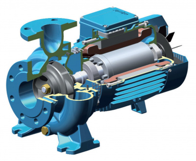 Поверхностный одноступенчатый насос Calpeda B-NM4 40/20B/B