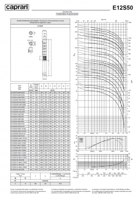 Скважинные насосы Caprari E12S50 из чугуна