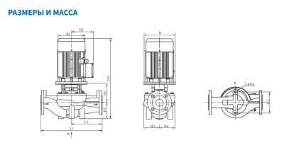 Центробежный насос инлайн Purity PTD250-26/4 (N) Центробежный насос инлайн Purity PTD250-26/4 (N)
