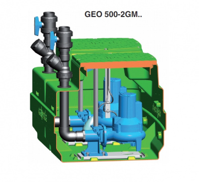 Автоматическая станция Calpeda GEO 500-2GMCM 50CE