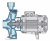 Поверхностный одноступенчатый консольно-моноблочный насос Calpeda NM 20/160A/A
