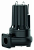 Погружной фекальный дренажный насос Pedrollo VXCm 15/50-F из чугуна с рабочим колесом Vortex