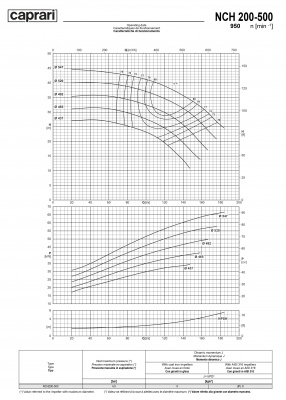 Одноступенчатые горизонтальные центробежные насосы Caprari NCH 200-500 950