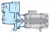 Поверхностный самовсасывающий одноступенчатый насос Calpeda A 65-150C/C