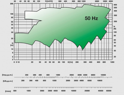 Горизонтальные насосы двустороннего входа Caprari SCC-2-100-400 1450