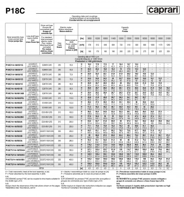 Вертикальные полупогружные насосы Caprari P18C