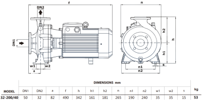 Центробежный насос Purity PSTG-R5 32-200/40
