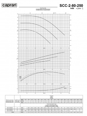Горизонтальные насосы двустороннего входа Caprari SCC-2-80-250 1450