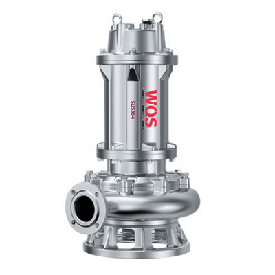 Погружной насос для сточных вод из нержавеющей стали AISI 304 с незасоряемым рабочим колесом Fancy 150WQ100-36-18.5S