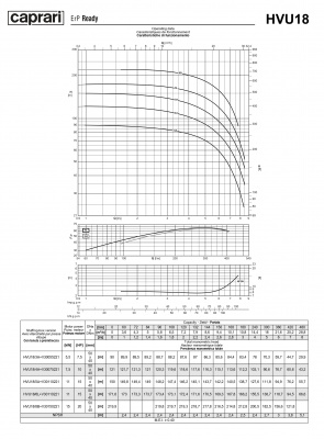 Вертикальные многоступенчатые насосы Caprari HVU 18