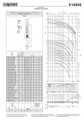 Скважинные насосы Caprari E14S55 из чугуна