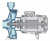 Поверхностный одноступенчатый консольно-моноблочный насос Calpeda NM 3/C/A