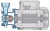 Поверхностный одноступенчатый насос Calpeda TM 61E