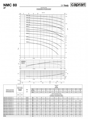 Поверхностные одноступенчатые консольно-моноблочные насосы Caprari NMC 80 2P