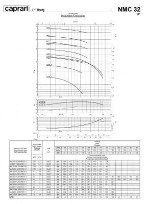 Поверхностные одноступенчатые консольно-моноблочные насосы Caprari NMC 32 2P
