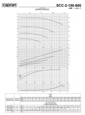 Горизонтальные насосы двустороннего входа Caprari SCC-2-150-600 1450