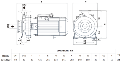Центробежный насос Purity PSTG-R5 32-125/7